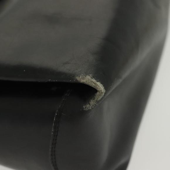 GUCCI Hand Bag Leather Black Gold Auth ep10870 - Picture 9 of 16